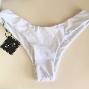 White bathing suit bottoms from zaful